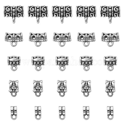 25 x Aufhänger im tibetischen Stil TIBE-YW0001-41-1