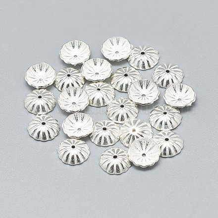 925 Sterling Silver Bead Caps STER-T002-270S-1