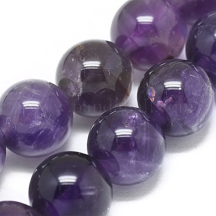 Natürlichen Amethyst Perlen Stränge X-G-G791-11-A02-1