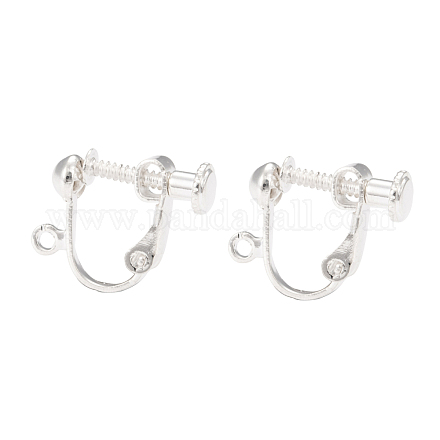 Accessoires de la boucle d'oreille  à visser en laiton KK-L164-01S-1