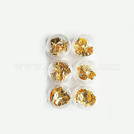 ネイルステッカーデカール  ネイルチップの装飾用  ゴールド MRMJ-S011-018A-1