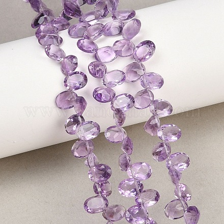 Natürlichen Amethyst Perlen Stränge&nbsp;G-Z152-A01-01-1