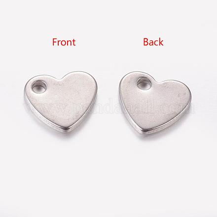 304 Stainless Steel Stamping Blank Tag Pendants STAS-Q112-1