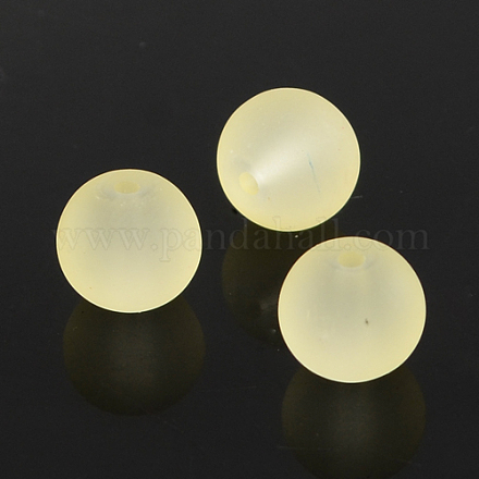 Fili di perline di vetro trasparente X-GLAA-S031-8mm-23-1