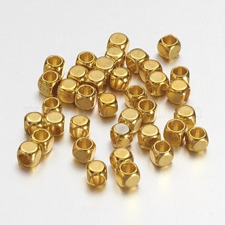 Perles séparateurs en laiton X-KK-L018-G-1