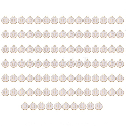 Charms aus vergoldeter Emaille-Legierung ENAM-SZ0001-26A-U-1