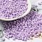 Glass Seed Beads, Peanut, Plum, 3.5~4x2~2.5x2~2.3mm, Hole: 0.8mm, about 8000pcs/pound