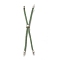 Nylon Twisted Cord Bracelet, with Brass Cord End, for Slider Bracelet Making, Dark Sea Green, 9 inch(22.8cm), Hole: 2.8mm, Single Chain Length: about 11.4cm