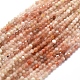 Chapelets de perles aux fraises en quartz naturel G-D0013-08-1