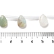 Brins de perles d'amazonite de fleurs naturelles&nbsp;G-Q167-A10-01-4