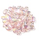 Placage uv perles acryliques transparentes irisées arc-en-ciel OACR-C007-05A-3