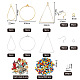 Kit de fabrication de boucles d'oreilles gomakerer bricolage DIY-GO0001-21-2