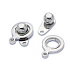 316 Surgical Stainless Steel Snap Clasps STAS-F208-02C-P-2