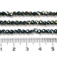 Supports de perles de verre opaques EGLA-A035-P3mm-B23-4