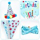 Pet Birthday Paper Props Set Decorations AJEW-WH0241-18B-3