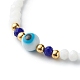 Verstellbare Armbänder aus geflochtenen Perlen aus Nylongarn BJEW-JB06440-12