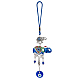 NBEADS Evil Eye Car Hanging Ornament HJEW-WH0036-58-6