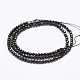 Natural Black Spinel Beads Beads Strands G-K182-2mm-03-2