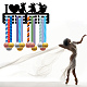 Спортивная тема железная вешалка для медалей настенная стойка для дисплея ODIS-WH0055-040-7