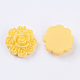 Mixed Resin Flower Cabochons X-CRES-A0052-M-2