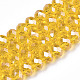 Electroplate Glass Beads Strands EGLA-A034-T10mm-A04-1