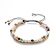Natural Howlite Beads Multi-Strand Bracelets BJEW-JB04120-03-1