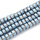 Chapelets de perles en hématite synthétique sans magnétiques G-N0318-07A-1