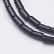 Synthetic Black Stone Beads Strands G-G968-E02-3