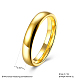 Regali di san valentino anelli per coppia in acciaio al titanio smaltato per donna RJEW-BB16394-6G-3