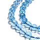 Natural Quartz Crystal Beads Strands X-G-G099-8mm-21-6