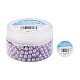 Benecreat umweltfreundliche runde Perlen aus gefärbtem Glasperlen HY-BC0001-6mm-RB116-5