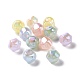 Placcatura uv perle di plastica abs iridescenti arcobaleno KY-G025-13-1