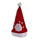 Sombreros de navidad de tela AJEW-M215-03A-3