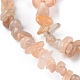 Chapelets de perles de sunstone naturelle naturelles G-G0003-B11-4