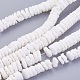 Natural White Shell Beads Strands BSHE-P026-30-1