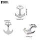 Unicraftale 304 Stainless Steel Hook Clasps STAS-UN0012-64-5