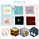 PH PandaHall 6 Colors Velvet Jewelry Bags TP-HY0001-01-6