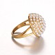 Joyas de uso diario 316 de acero inoxidable anillos de dedo de la perla de acrílico elegante de la señora RJEW-J066-92-16mm-3