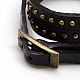 Fashionable Wrap Style Leather Roman Numeral watch Bracelets WACH-M054-07-3