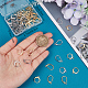 Beebeecraft 80Pcs 4 Style 304 Stainless Steel Leverback Earring Findings STAS-BBC0003-77-3