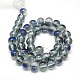 Electroplate Glass Beads Strands X-EGLA-J001-8mm-C01-1