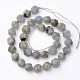 Chapelets de perles en labradorite naturelle G-F332-19-2
