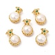 Colgantes de perlas naturales KK-I697-34G-3