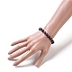 Natural Gemstone Stretch Bracelets BJEW-JB04813-4