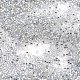 Mgb松野ガラスビーズ  日本製シードビーズ  銀の丸い穴のガラスのシードビーズのライニング  ツーカット  六角  銀  11/0  2x2x2mm  穴：0.8mm  約41000個/袋  450 G /袋 SEED-Q023A-42-2