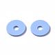 Flat Round Eco-Friendly Handmade Polymer Clay Beads CLAY-R067-10mm-32-4