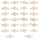 PandaHall Elite 1 Set 26 Styles Natural Freshwater Shell Beads Connector Charms FIND-PH0008-08-1