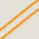 ジュエリー製作用ナイロン糸  オレンジ  0.8mm  約10.93ヤード（10m）/ロール X-NWIR-N001-0.8mm-07-2