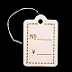 Rectangle Jewelry Display Paper Price Tags CDIS-N001-52-1