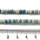 Fili di perline naturali di dolomite G-K350-A01-01A-5
